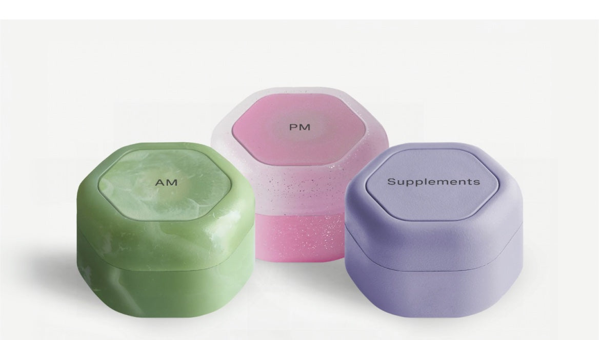 A separately labeled Capsule for each supplement