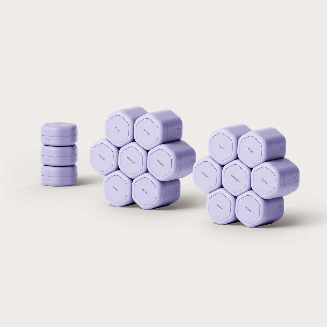 Cadence | 2 Week Pill Case | Leakproof Magnetic Travel