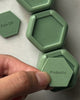 Cadence magnetic travel containers with custom tiles in Eucalyptus color- main-only